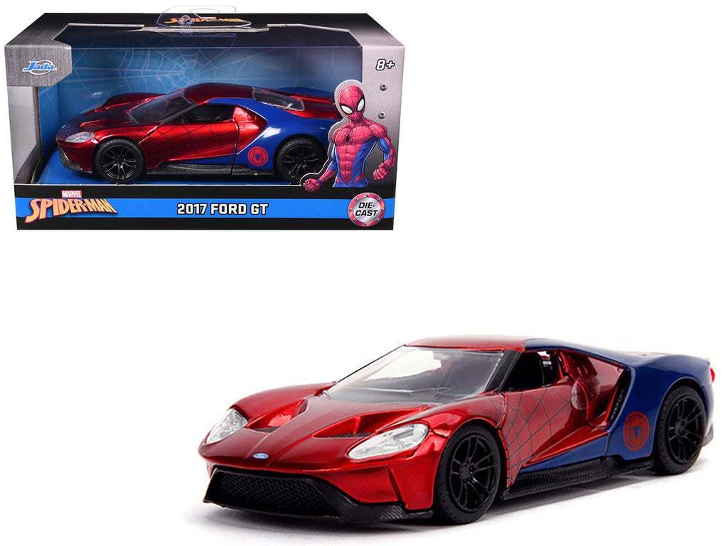 2017 Ford GT "Spider-Man" Theme "Marvel" Series 1/32 Diecast Model Car by Jada-4