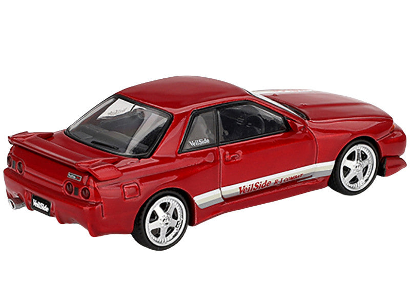 Nissan Skyline GT-R (R32) RHD (Right Hand Drive) "Veilside Combat C-I" Gem Red Metallic Limited Edition 1/64 Diecast Model Car by Mini GT-0