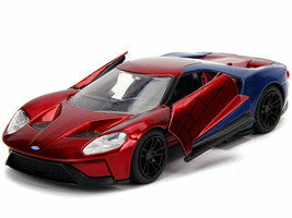 2017 Ford GT "Spider-Man" Theme "Marvel" Series 1/32 Diecast Model Car by Jada-3